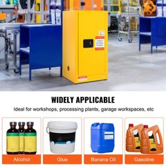 Uimoso 16 Gal Capacity Flammable Storage Cabinet for Flammable Liquids