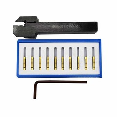 Lathe Grooving Tool round head Cut-Off MRGN200 Carbide Inserts For MGEHR