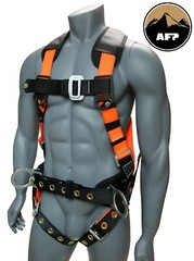 Full Body Safety Harness Fall Protection 3D-Ring Back Support Belt Shoulder Pad