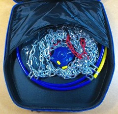 Snow-Chains Auto Fixing 1 Min Quick Install Tire-Chains, Heavy-Duty for Trucks