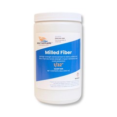 1 Quart Milled Fiberglass Fiber 1/32in Strength Additive for Epoxy Resin Repair