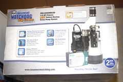 NEW BASEMENT WATCHDOG BW4000 1/2 HP Combination Submersible Sump Pump w Back Up