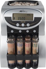 Royal Sovereign Electric USD Coin Counter/Sorter, 2 Rows, Anti-Jam (FS-2N)