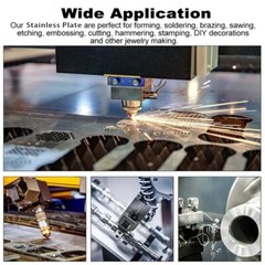 304 Stainless Steel Plate Sheet/Polished Plate/Solid Metal Board Thick 0.6mm~5mm