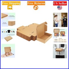 50 Pack Brown Corrugated Shipping Boxes 9x6x2 Inches