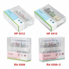 Dental Composite Polishing Kit RA/HP 2.35mm Low Speed Burs Drill Silicone Polish