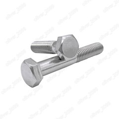 304 Stainless Steel Hexagon Head Bolts Partial Thread 1/4 5/16 3/8 7/16 1/2 5/8