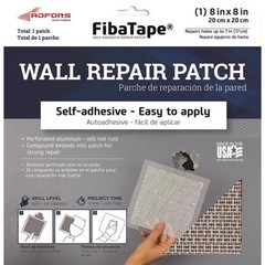 Adfors Fiberglass Strong FibaTape Self-Adhesive Wall and Ceiling Patch 8 L x 8 W