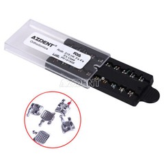 Aparatos ortodonctic dental de soporte de soporte monobloque Brackets Braces MIM