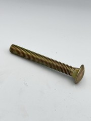 Qty 25 1/2”-13 x 4” Coarse Grade #8 Carriage Bolt Alloy Steel Yellow Zinc Plated