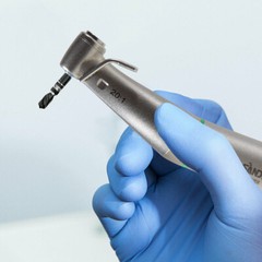 Dental Implant 20:1 Contra Angle LED Fiber Optic Handpiece Fit NSK Motor OR