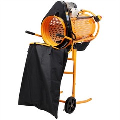 360W Foldable Electric Rotary Soil Sieve Machine Steel Screen Aperture 11MM