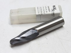 TITAN 5/8″ Solid Carbide 2 Flutes Ball Nose ALTiN Coated End Mill 16511 USA