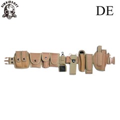 Tactical Police Security Guard Modular Law Enforcement Equipment Duty Belt TAN