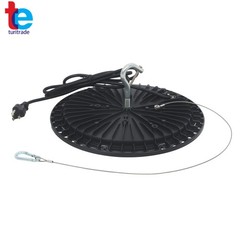 4 Pcs With Hook Safety Rope 150W UFO LED High Bay Light 18000LM Lighting Fixture