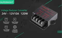 Voltage Converter DC 24V Step Down to DC 12V 10A 120W Voltage Regulator Reducer