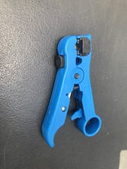 RG59 RG6 RG11 RG7 Coax Cable Stripper UTP Coaxial Cutting Wire Stripping Blue
