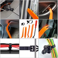 1240PCS Car Retainer Auto Fasteners Body Plastic Trim Clips Pin Rivet Bumper Kit