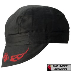 REVCO – BC5W-BK Armor Cotton Welding Cap, 100% Cotton Double Layer Protection