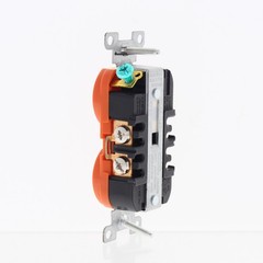 Eaton Orange Isolated Ground Heavy Duty Receptacle Outlet 20A 125V IG5362RN