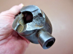 Antique Cast Iron Hand Turn No. 13224 Crank Handle Embossed ’48 Revs Per Min’