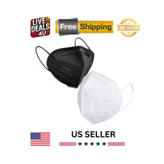 KN95 Black KN95 Disposable Face Mask 5 Layer