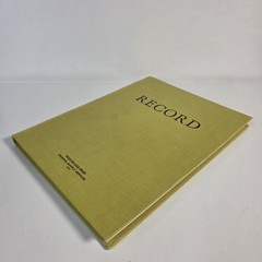 Vintage Federal Supply Service Record Book Set Of 2 Green Cloth Ruled Paper