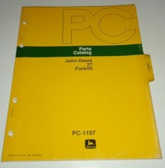 John Deere 27 Forklift Parts Catalog Manual Book JD ORIGINAL! 4/76