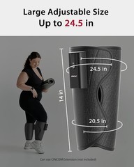 CINCOM Cordless Leg Massager with Heat & Air Compression – Calf Circulation