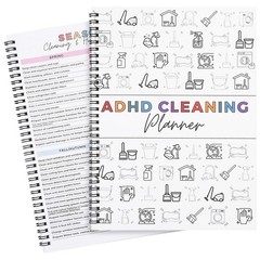 Cleaning Planner,Cleaning Schedule and Checklist Organizer, Daily Weekly Monthly