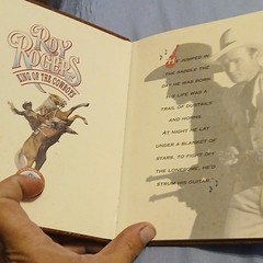 Roy Rogers Diary of a Cowboy Brown Embossed Cover Illustrated Journal