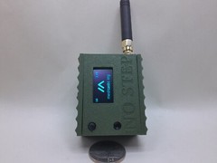 Meshtastic Node READY TO USE Heltec V3 Radio w/custom case 2000mah battery GREEN