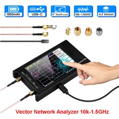 NanoVNA-H4 Vector Network Analyzer 10k-1.5GHz MF UHF VHF HF Antenna Analyzer 4″