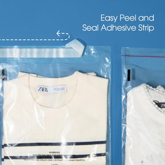 – Poly Bag Bundle Combo Pack of 400-6X9, 8X10, 9X12, 11X14 Self Seal Clear Pl…