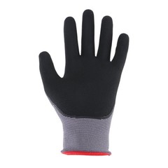Safety Work Gloves MicroFoam Nitrile Coated Foam Gloves M-Size/12 set
