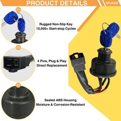 87304791 Ignition Switch for Ford New Holland Workmaster 45 50 55 60 65 70 75