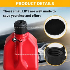 8 PCS Racing Gas Can Replacement Vent Caps for 3/5/5.5 Gallon VP fuel 8
