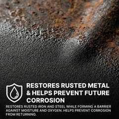 LAUCO Rust Converter Spray 13oz Pack of 6, Fast Dry Rust Remover & Converter