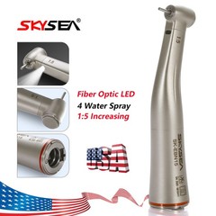 NSK Style Dental Slow Low Speed Handpiece E-type Air Motor Micromotor 4 Holes M4