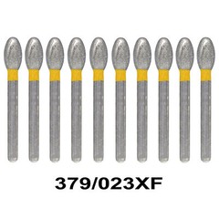 Dental FG379-023XF High Speed Diamond Burs Egg Football Extra Fine Grit MultiUse