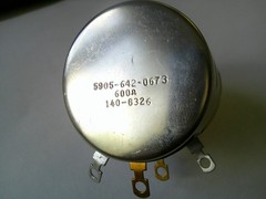 CLAROSTAT ROTARY VARIABLE ATTENUATOR 600 OHM P/N 9A54447