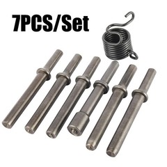 Air Rivet Hammer Tools Kit 7 Pcs Heavy Duty Smoothing Pneumatic