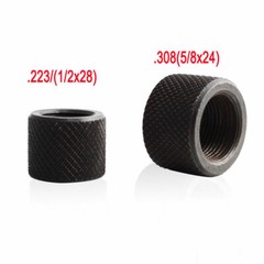 Ruger 1022 10-22 Muzzle Brake Adapter 1/2-28 & 5/8-24 Thread Combo TPI .223 .308