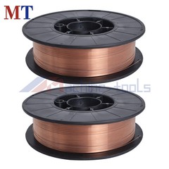 2 Pack ER70S-6 .030″ (0.8mm) Mild Steel MIG Welding Wire 11 Lbs Roll
