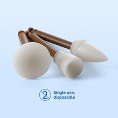 AZDENT 40Pcs Dental Composite Polishing Finishing Finisher Cups/Points/Disc