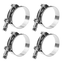 T Bolt Hose Clamp 1 3/4 Inch, MinerGuy Stainless Steel Working Range 51mm – 57mm