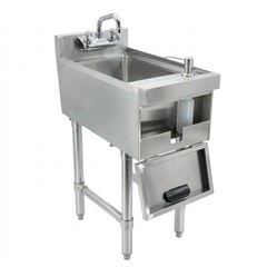 22 in. x 12 in. Underbar Hand Sink with Soap and Towel Dispenser