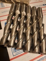 LOT OF 6 NEW KSD HSS 2 FLUTE EXTRA LENGTH END MILLS 3/4″ X 3/4″ X 4″ X 6-1/4″