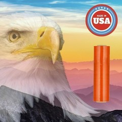 Orange Color Shrink Wrap 17″ x 1476′ Pre-Stretch Hand Film 4 Rolls