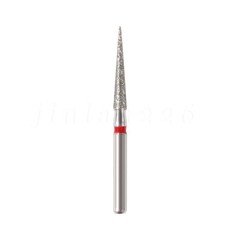 50pcs Dental Diamond Burs Burr FG 1.6mm Tips TC-11F for High Speed Handpiece Red